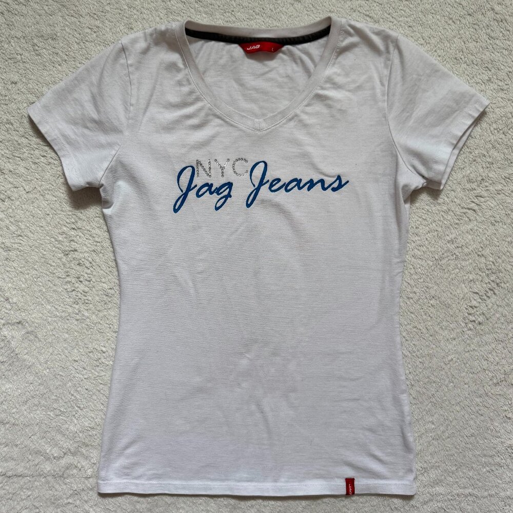 JAG 'NYC Jag Jeans' V-neck Graphic Tee